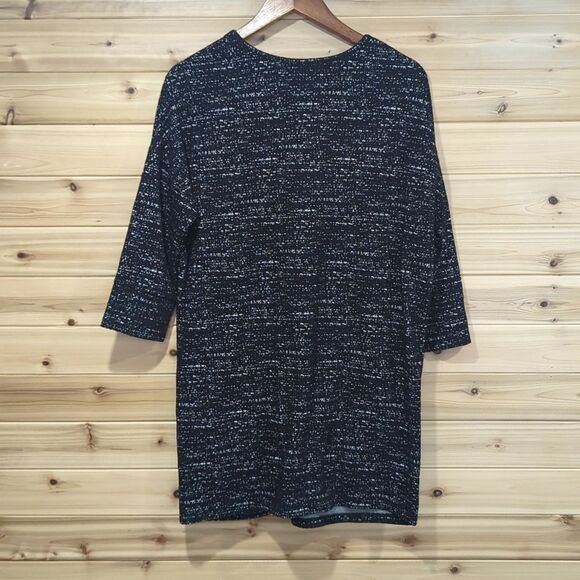 Clara Sun Woo Top Womens XS Black Tunic with Pockets Art Classic - Picture 5 of 9